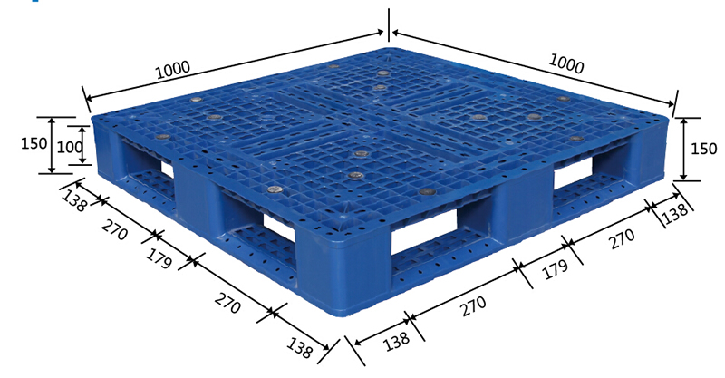 1010田字網(wǎng)格塑料托盤(pán)