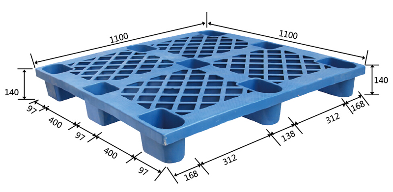 1111九腳網(wǎng)格塑料托盤